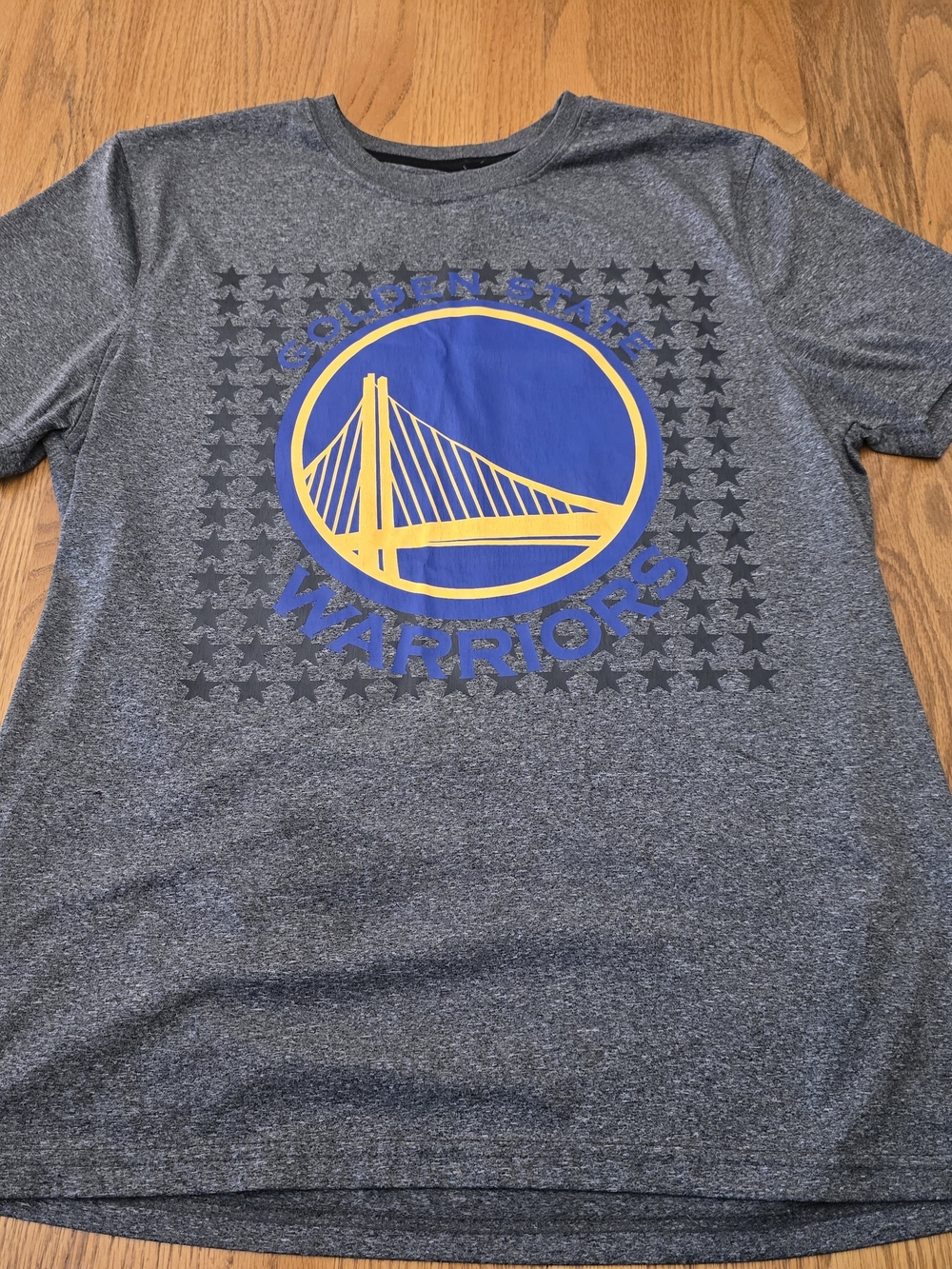 Golden State Warriors Steph Curry #30 Gray Graphic T-Shirt Large NBA